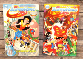 DC Super Hero Girls: Hits and Myths &amp; Summer Olumpics Comics Set of 2- VG- PB - £10.97 GBP