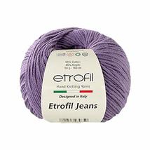 5 Ball (Skeins) Etrofil Jeans Yarn, 55% Cotton 45% Acrylic, 50 g (1.76 o... - £21.31 GBP