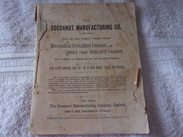 Vtg  Cocoanut Manufacturing Co Metropolitan Crystallized Cocoanut Bookle... - $114.02 MXN