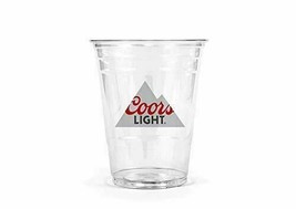Coors Light Plastic Disposable Cup - 50 Count - £19.79 GBP