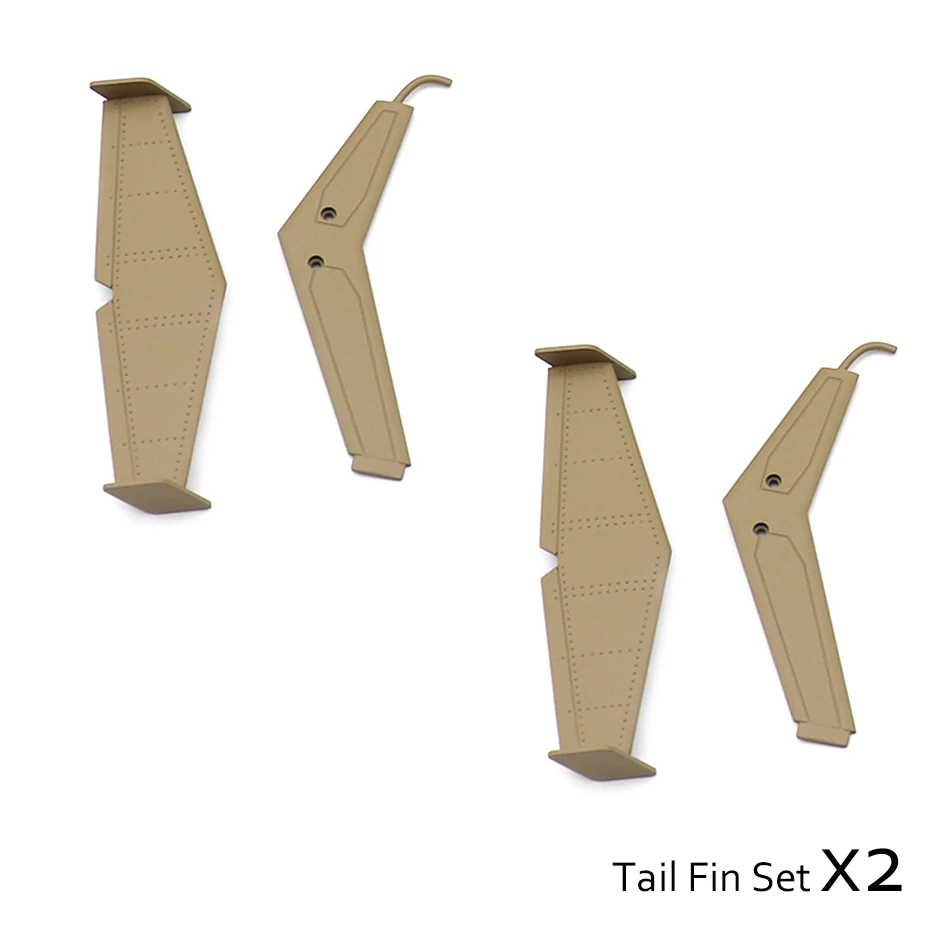 RC ERA for C189 Bird MD500 1:28 Scaled Helicopter Tail Fin Brown - £8.36 GBP