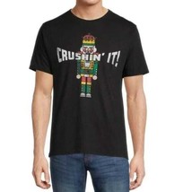 Mens Short Sleeve T-Shirt Crushing It Squeeze Size L (42-44) Color Black - $14.84