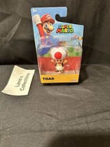 Red Toad Super Mario World of Nintendo 2.5" Action figure Jakks Pacific Toy - £21.69 GBP