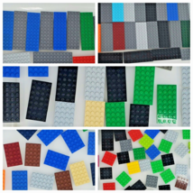 LEGO 4×4 - 4×6 - 4×8 - 4×10 - 4×12 Sorted Lot Pieces Building Plates 1.5... - $14.97