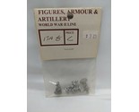 Figures Armour And Artlliery World War II Line Infantry Squad Metal Mini... - $17.82
