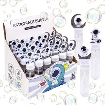 24 Pack Mini Bubble Wands For Kids Space Party Favors Astronaut Bubble Wands Sum - £28.30 GBP