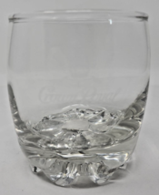 Crown Royal Etched Old-Fashioned Rocks Low Ball Clear Glass 3.5” Tall W5 - £13.62 GBP