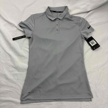 Nike Golf Womens Polo Shirt Platinum Gray Short Sleeve Collared XS/P - £17.40 GBP