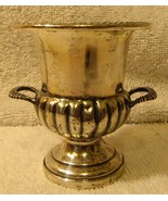 Antique Gadroon Footed Cigarette Urn Fred Hirsch Sterling Silver 1930s - $127.71