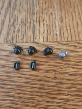 LEGO Minifigure Accessory Custom Assorted Grenade Lot of 6 Pieces Black Silver - £1.50 GBP