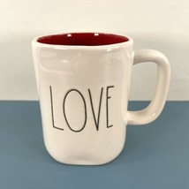Rae Dunn “Love” WHITE/RED Coffee Mug - £15.17 GBP