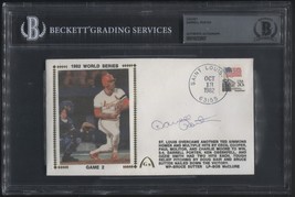 DARRELL PORTER SIGNED GATEWAY CACHET CARDINALS 1982 WORLD SERIES  SLABBE... - $1,655.41 MXN