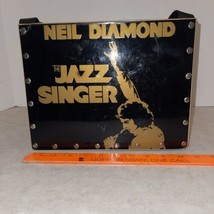 Neil Diamond square purse bag Record 11” Long 8.5” Tall Black Wood Handmade - $45.47