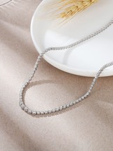 High-Quality 18K Gold tennis necklace with diamonds. Minimum 5cts or abo... - $13,008.60