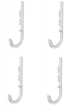 DWV Pipe Extension Hanger 4&quot; J-Hook, Sioux Chief 553-9W HangsTuff™ (4-Pack) - $26.13 CAD