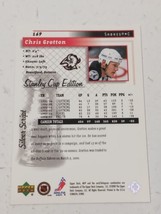 Chris Gratton Buffalo Sabres 2000 Upper Deck Stanley Cup Silver Script Card #169 - £0.76 GBP