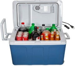 K-Box Electric Cooler And Warmer With Wheels For Car And Home - 48 Quart, Blue - $194.99