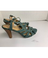 Cloud Walkers Womens Sz 10 W Green Heel Shoes Antoinette - $24.75