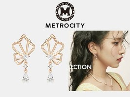 [Metorcity] [Twice Mina Pick] Psyche Sterling Silver Rose Earring A221SE0047RPA - £85.53 GBP