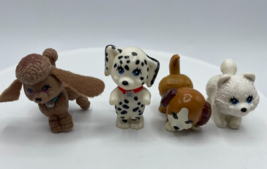 Vintage Littlest Pet Shop LPS Dog Lot Fancy Poodle Happy Dalmatian Frisky Puppy - $23.74