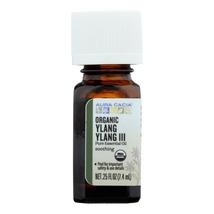 Aura Cacia - Organic Essential Oil - Ylang Ylang - .25 oz - £23.67 GBP