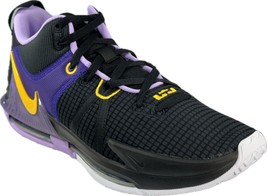 Nike Men&#39;s LeBron Witness 7 Black/Univ.Gold Basketball Shoes, DM1123-002 - £63.95 GBP