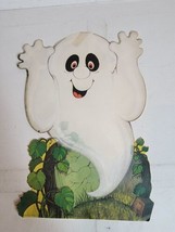 Vintage 1980s Halloween Decoration Cut Out Classroom Hallmark Ghost - $19.59