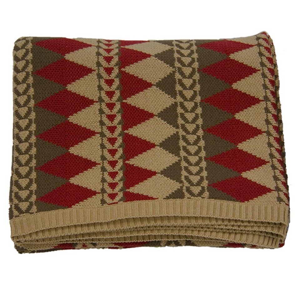 Luxury Wilderness Knitted Throw for Cozy Comfort 50x60 - $170.98