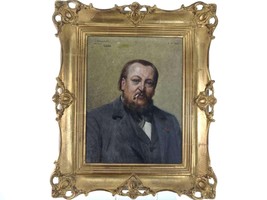 Paul Jean Marie Sain (1853-1908) 1901 French  Portrait of Charles Chincho - £1,475.75 GBP