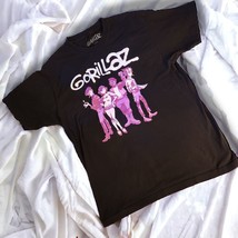 Gorillaz, Band Merch, Boyfriend Fit, T-Shirt, Group Front Graphic Print - £10.17 GBP