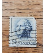 US Stamp George Washington 5c Used Wave Cancel 1213 - £0.78 GBP