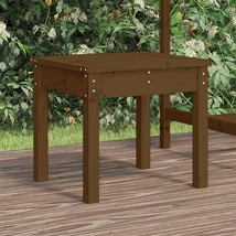 Garden Bench Honey Brown 50x44x45 cm Solid Wood Pine - £28.59 GBP