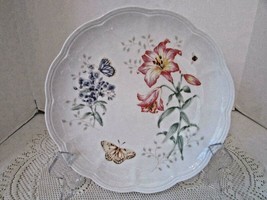 Lenox China Dinner Plate Butterfly Meadow Fritillary Laurie Le Luyer 10-3/4&quot; - £13.19 GBP