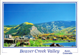 Postcard Colorado Ski Slopes Beaver Creek &amp; Valley Town of  Avon 6 x 4 Ins. - £3.89 GBP