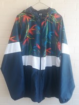 Russell Athletic Jacket Mens Medium Windbreaker Hoodie Rain Coat Running... - $24.75