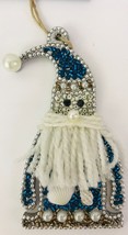 Seas &amp; Greetings Beaded Jeweled Shell 4&quot; Santa Claus Nautical Christmas ... - $18.80