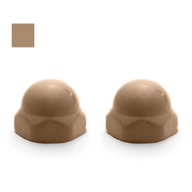 Peerless Replacement Ceramic Toilet Bolt Caps - Set of 2 - Mexican Sand - £35.94 GBP