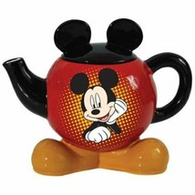Walt Disney Mickey Mouse Ears and Feet 26 oz Ceramic Teapot, NEW UNUSED BOXED - £49.48 GBP