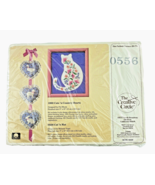 Creative Circle Embroidery Kit 0556 Floral Cat n&#39; Mat by Melanie Vogel 8... - €17,48 EUR