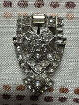 Vintage Rhinestone Dress Clip - $7.93