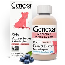 Genexa Kids&#39; Acetaminophen Pain &amp; Fever Oral Suspension Medicine - 4oz -... - €6,71 EUR