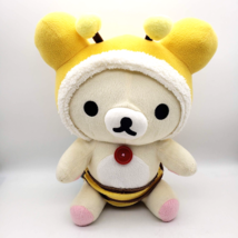San-X Rilakkuma Meets Honey Plush - Large Bear Bee 16&quot; Stuffed Toy Korilakkuma - £11.59 GBP