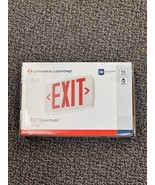 Lithonia Quantum LED Exit Sign (3BA31) S/N 388068, 120/277V, Battery Backup - $32.73