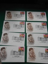 Elvis Presley 29 Cents Stamps First Day Issue 8 Envelopes &amp; Free 11 Used Envelo - £11.65 GBP