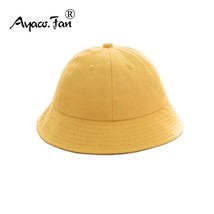 Parent-child Road Traffic Safety Bucket Hat Unisex Solid Yellow Men Women  Cap J - £30.95 GBP