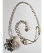 Brighton Monkey Pendant Necklace 20&quot;-Adjustable - $48.07 CAD