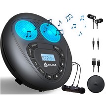 KLIM Speaker + Portable CD Player with Speakers + New 2022 + Walkman + Rechargea - £58.18 GBP