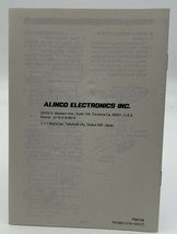 Alinco DR-110T/E DR-410T/E Instruction Manual FM Transceiver Owners Guid... - $9.45