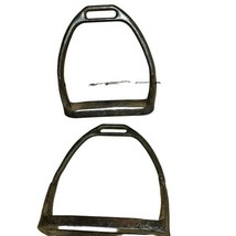 WWI Era US Army Cavalry Stirrups for Officer&#39;s Saddle  Steel - £38.92 GBP