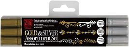 Zig Gold and Silver Pens Assortment Set, Professional Quality for Artist... - $15.19